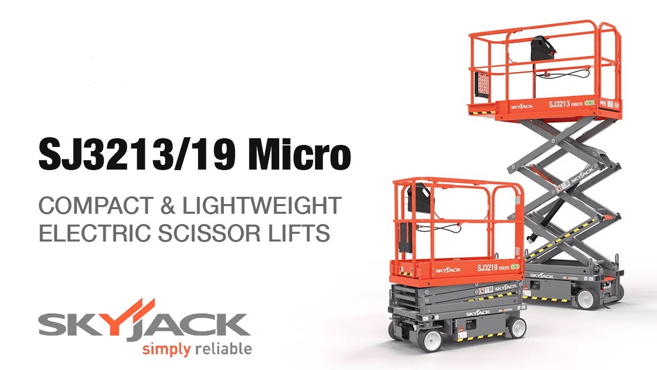 Skyjack Launches SJ3213 and SJ3219 Micro Scissor Lifts, Redefining Low-Level Access